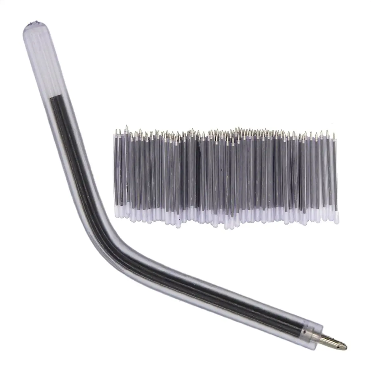 AA77 NEW  Flexible Safety Pens 100 Pack of Pens for Mental Health, Mental Health Hospital 3.8 Inches Flexible for Hospitals