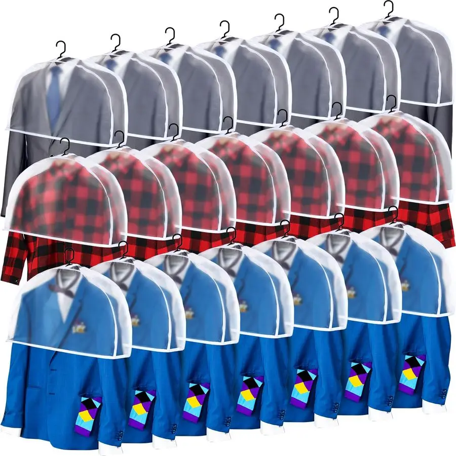 

50 прозрачных чехлов для плечевых вешалок для одежды оптом, пластиковые чехлы для вешалок для одежды, пылезащитные чехлы для плечевых вешалок