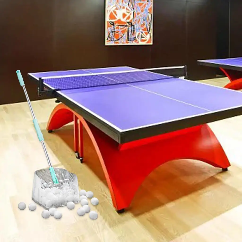 

Table Tennis Ball Picker Pick up Net Pingpong Ball Retriever Picking Storage