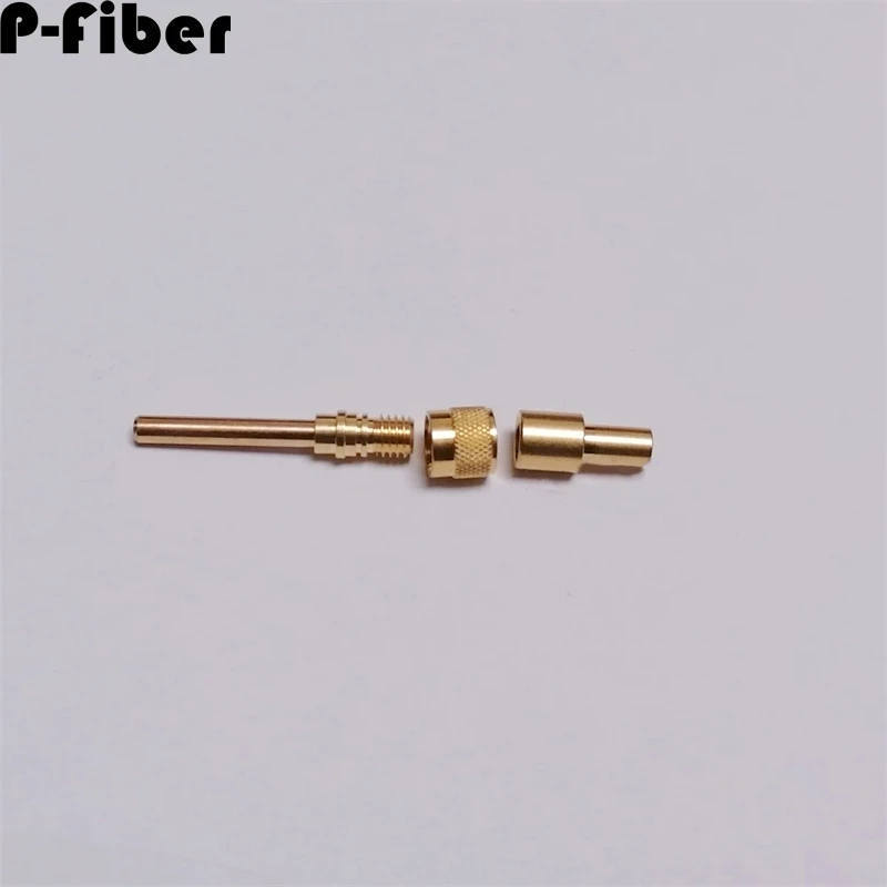 SMA905 connector non-magneti quartz 220um fiber jumper beryllium copper SMA fiber connector kits long ferrule Non standard 10pcs