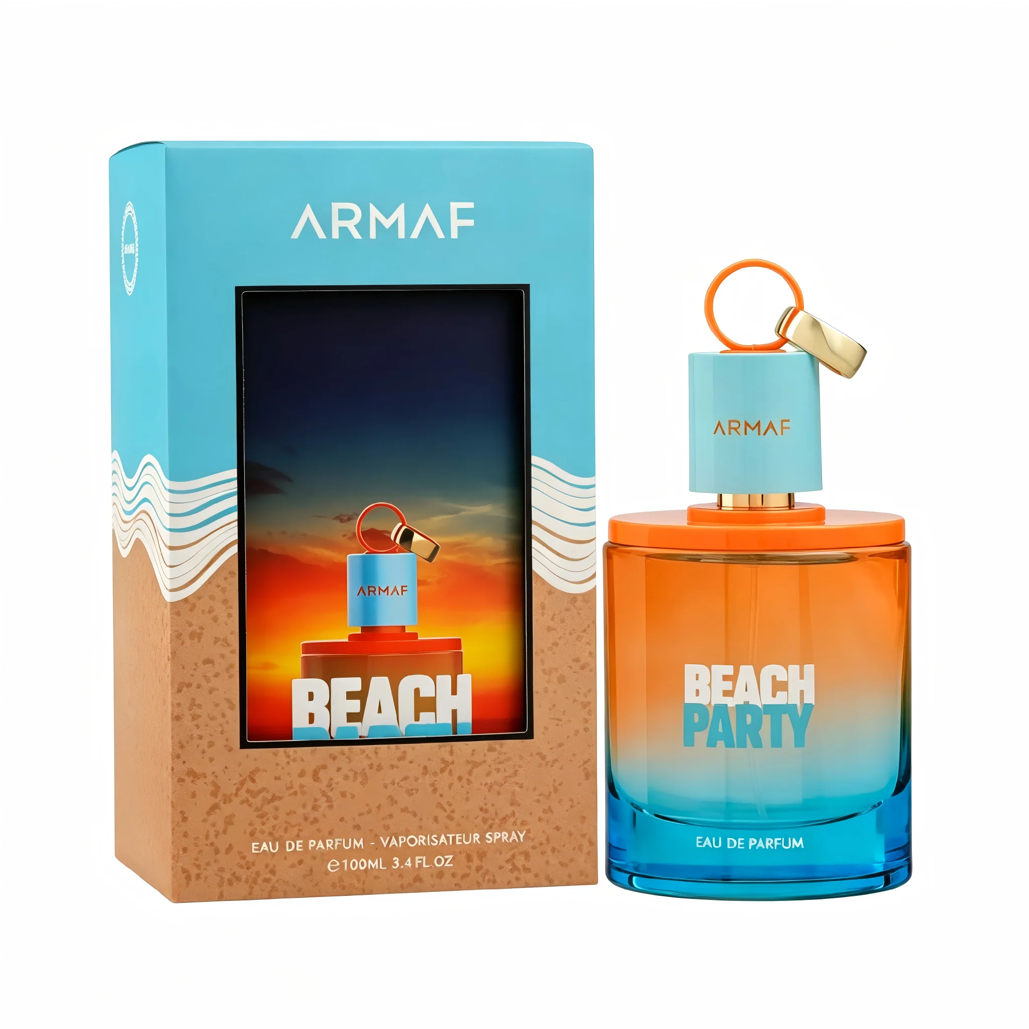 

Armaf Beach Party Unisex Perfume 100ml 3.4oz, Tropical Citrus Fresh Gift Fragrance For Daily Leisure Wear