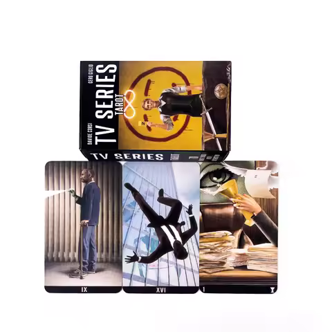 78pcs Tarot TV Series Tarot Deck Card Game Party Table Board Game Card Deck Fortune-telling Prophecy Oracle Cards With GuideBook