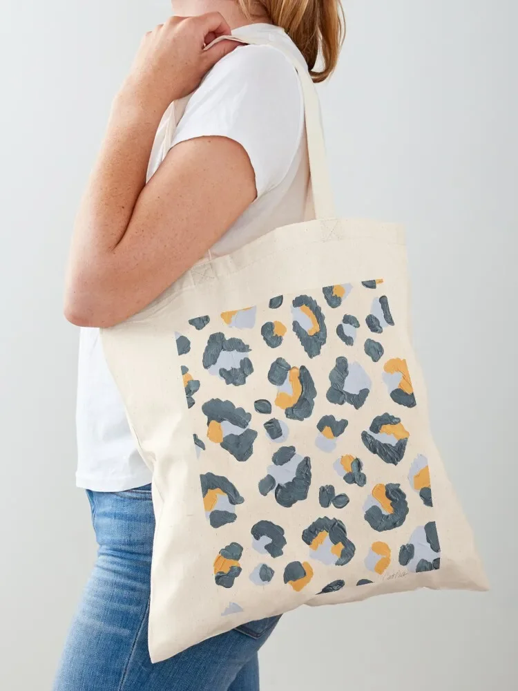 

Leopard Print – Marigold & Slate Tote Bag Portable shopping bag female bag cloth woman eco pack