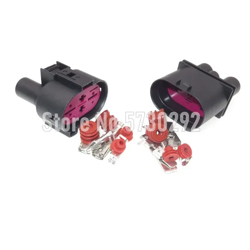 4P 1J09064 1J0906444 Car Wiring Harness Sensor Plug Fan Connector For VW Passat B7 Tiguan Golf Skoda Octavia Yeti Audi