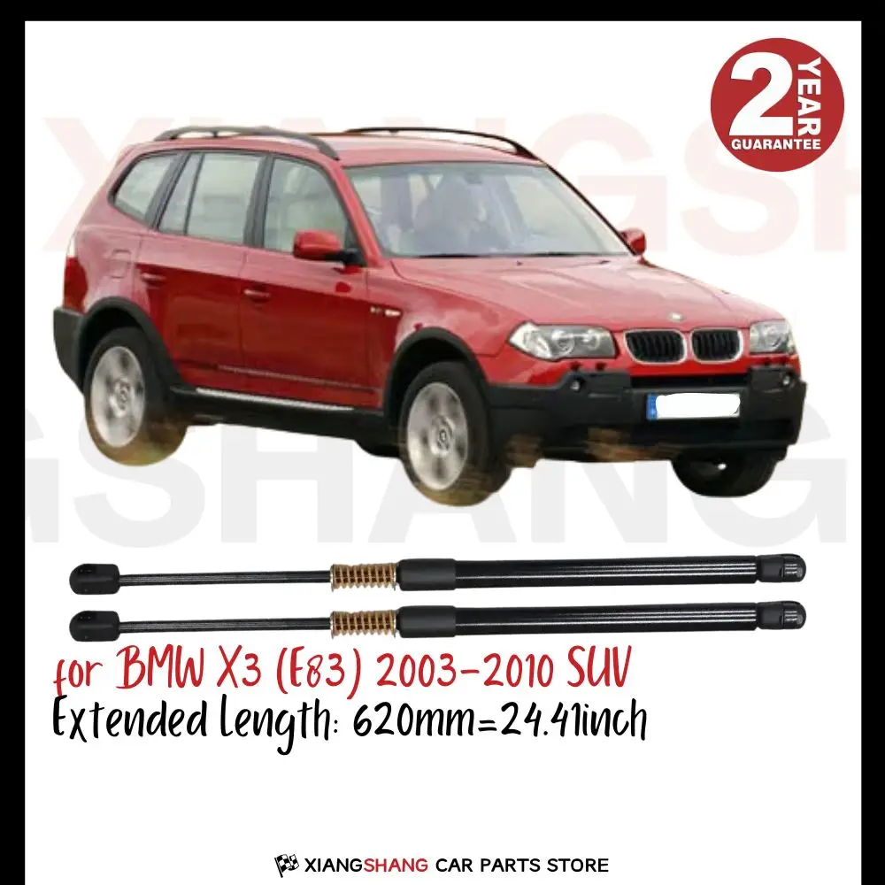 

2 шт. задний демпфер задней двери для BMW X3 E83 SUV 2004-2010 с пружиной багажника, газовые стойки с газовой зарядкой