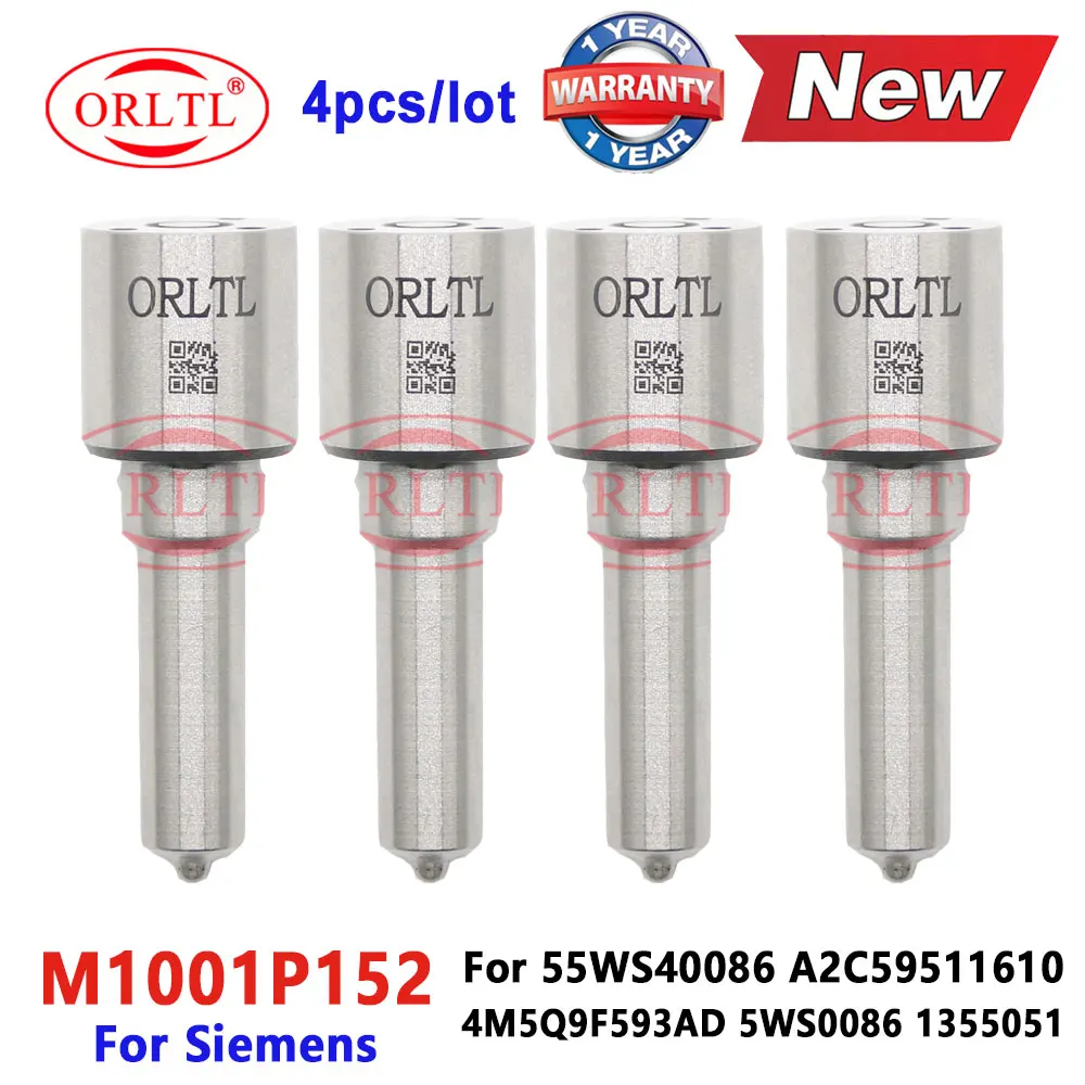 Buse d'injecteur Diesel M1001P152, 4 pièces, pour Siemens 55WS40086 A2C59511610 4M5Q-9F593-AD 4M5Q9F593AD 5WS0086 1355051