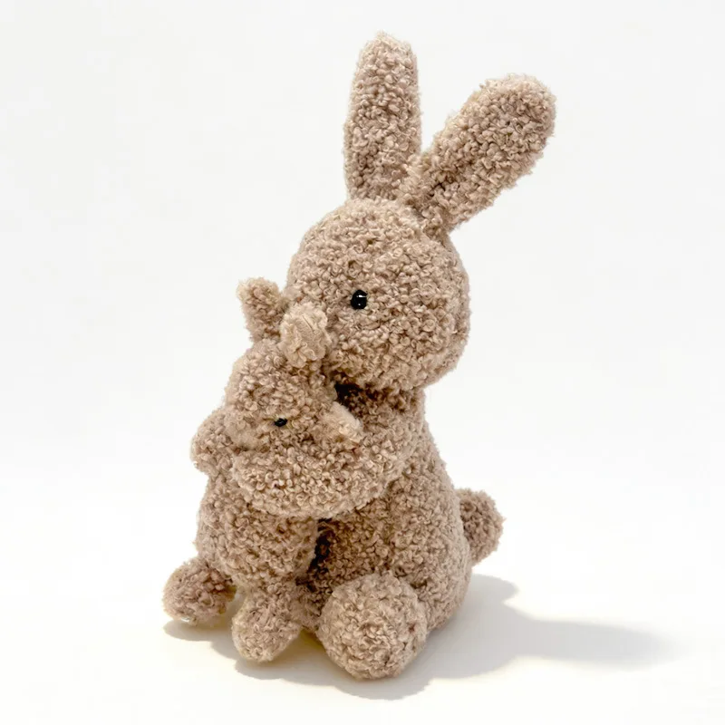 

Mother and Child Rabbit Plush Toy Long Eared Rabbit Doll Children Sleep Soothing Doll Accompanying Doll Gift