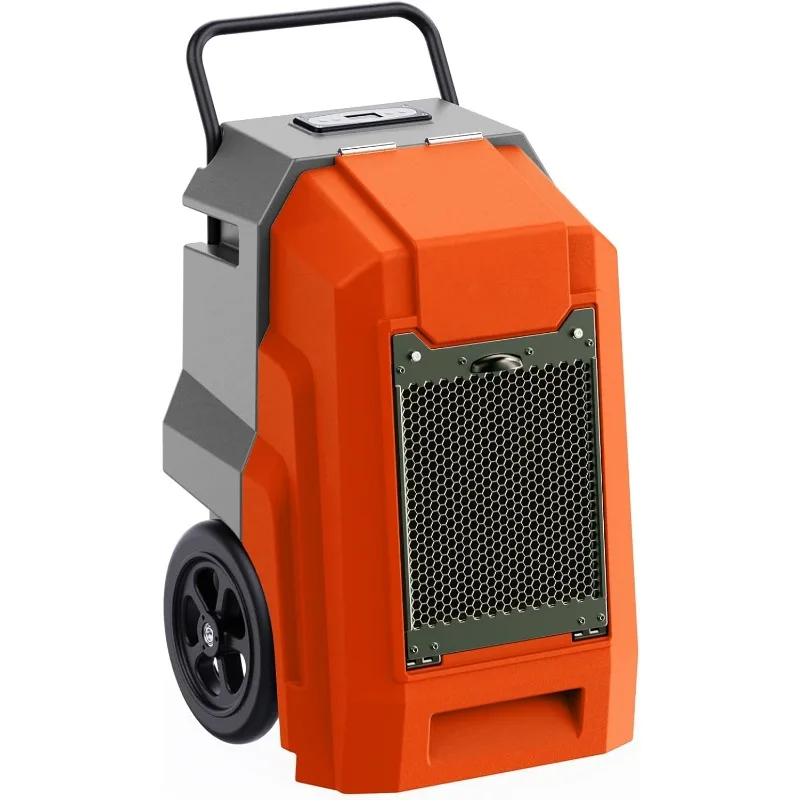 180Pints LGR Industrial Dehumidifier with Pump and Drain Hose, Portable Commercial Dehumidifier with Wheels for Home,