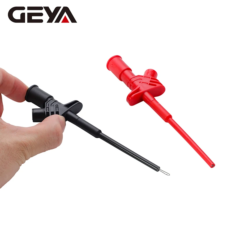 

Quick Test Hook Clip 1000V High Voltage Flexible Multimeter Electrical Professional Insulated Testing Probes with 4mm Socket