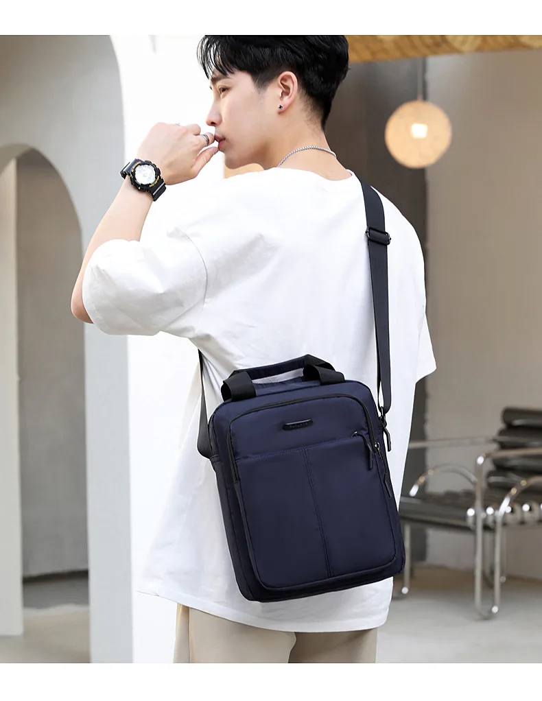 Men\'s High Capacity Hand Bags New Trendy Cool Men\'s Shoulder Bags Nylon Messenger Bags Travel Handbag Crossbody Bag Sling Bag