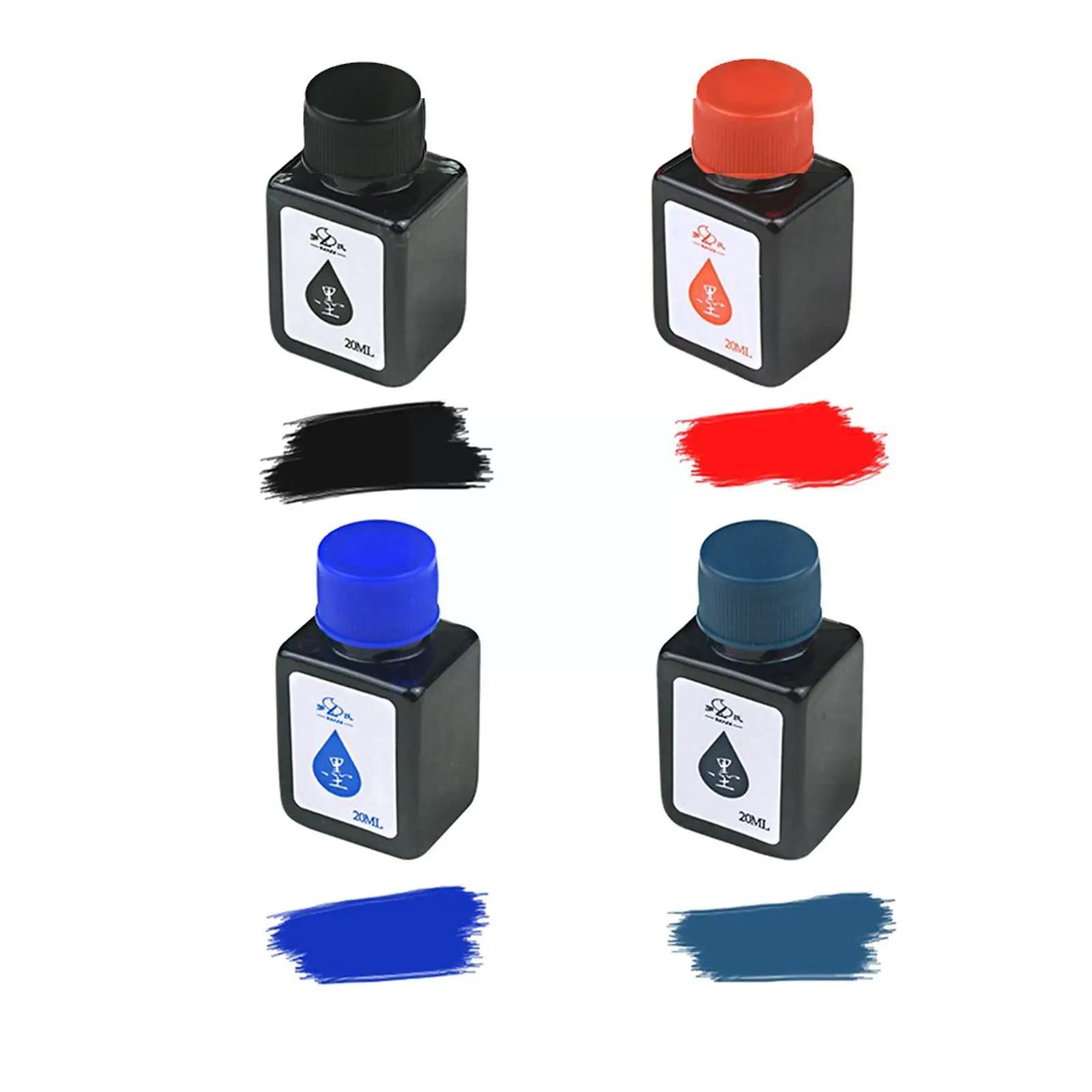 20ml Fountain Pen Ink Dip Pen Ink Bottle Blue Ink Refilling Inks Stationery Calligraphy Art Ink Writing Sac Students Availa O7d0