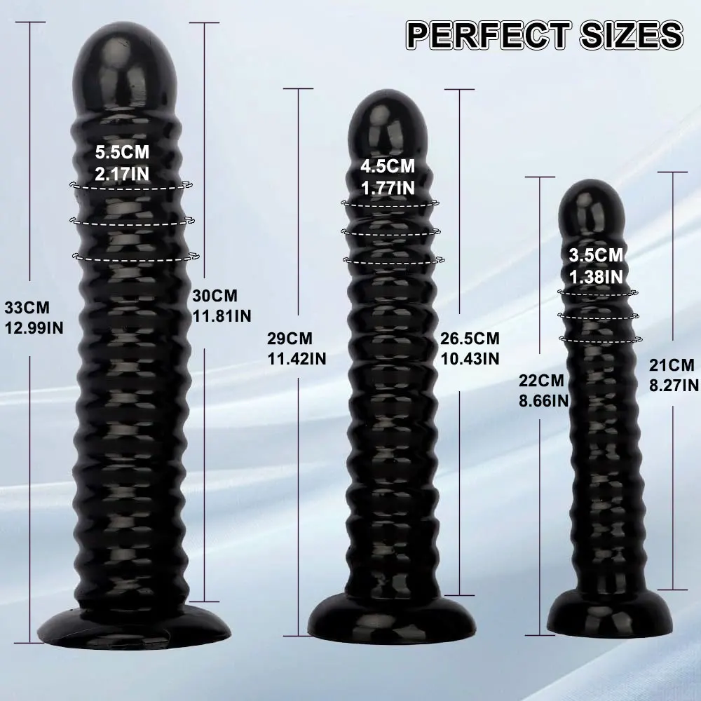 Huge Black Bead Anal Plug Dildos Giant Butt Plug Vagina Massage Ass Dilator G-Spot Stimulator Soft Penis Sex Toys for Women Men - view 2