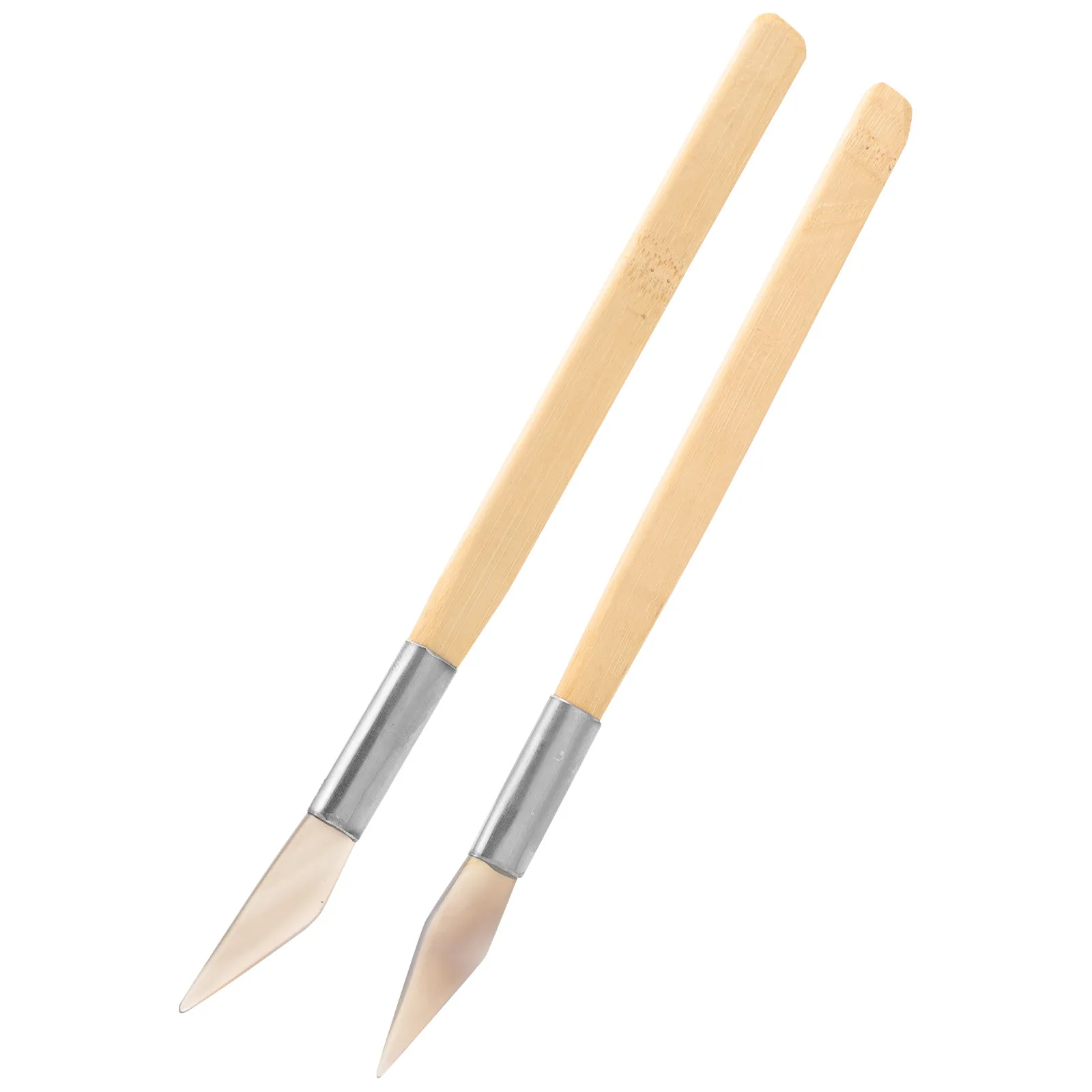 2Pcs Agate Polishing Burnisher with Handle Natural Agate Stone Jewelry Smoothing Tool for Gold Silver Jewelry Maintenance
