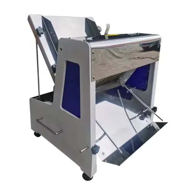 

Commercial Toast Slicing Machine For Bread Cutting Automatic Adjustable Slicer With Easy Operation