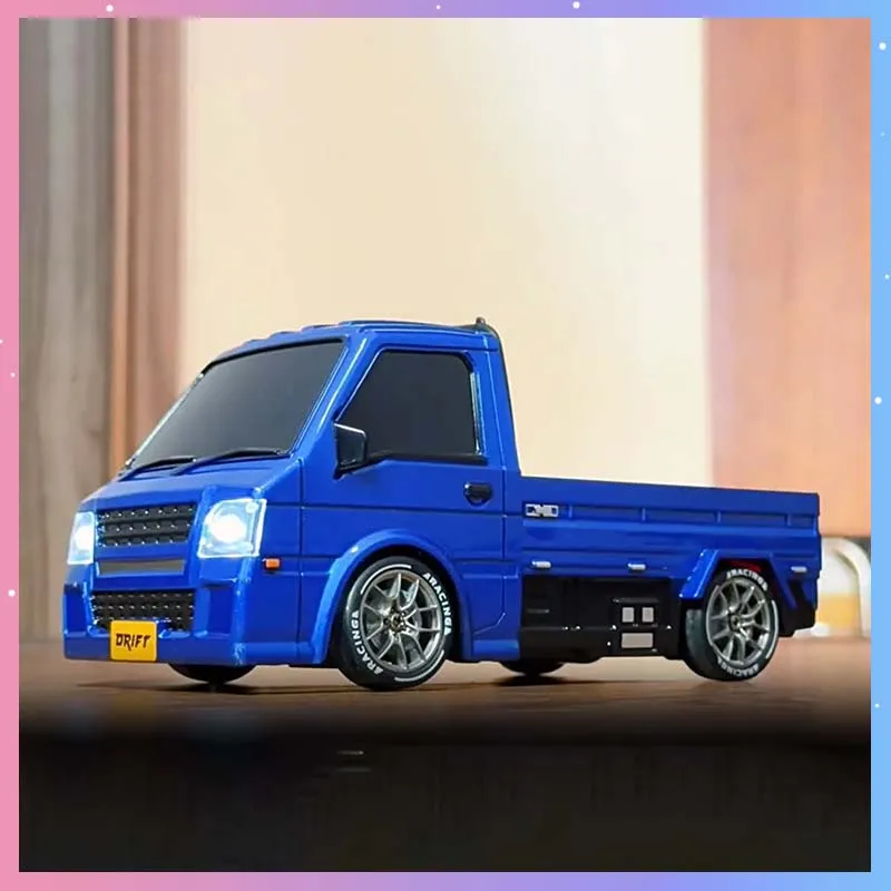 RC Car 2.4G 1:24 4WD Remote Control Car With LED Light Simulation Model Car home office Desktop High-Speed Drift truck Car Gift