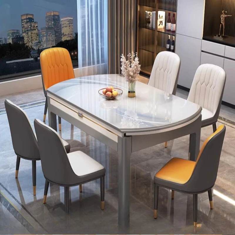 Nordic Modern Dining Table Luxury Mid Century Designer Service Dining Table Writing Center Mesas De Comedor Kitchen Furniture