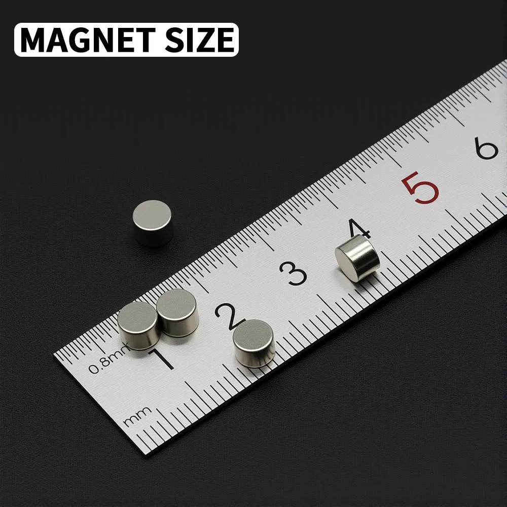 5x4mm Powerful Neodymium Magnet N35 NdfeB Permanent Magnetic imanes Round Super Strong Fridge Magnets DIY