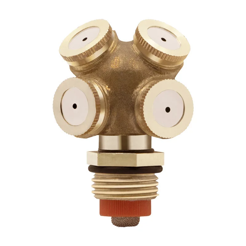 Brass Nozzle Garden Mist Sprinkler Copper Misting Cooling System Irrigation 1/2