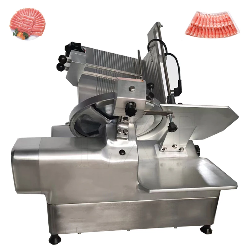 Automatic Frozen  Fat Cow Lamb Beef Pork Meat Mutton Roll Cutter Machine