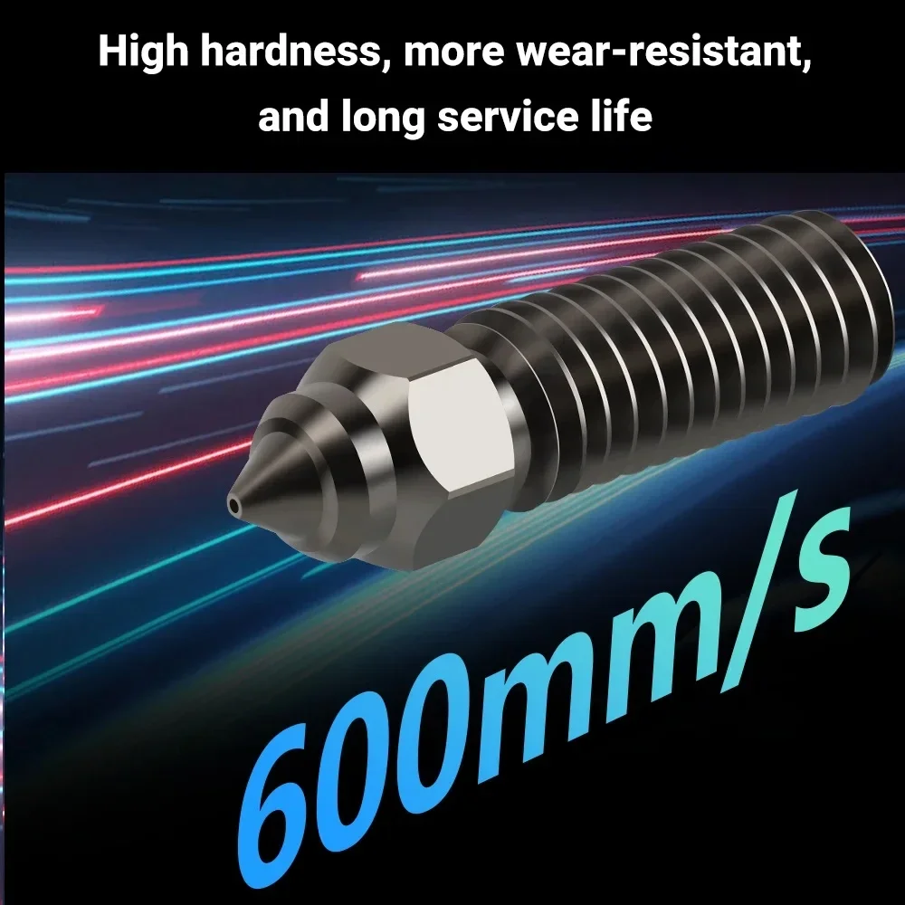 Für Ender 3 V3 KE Düse aus Messingbeschichtetem Kupfer und Gehärtetem Stahl, Hochgeschwindigkeits-3D-Druckerdüsen für Creality K1 / K1 Max / CR-M4 – Detail 7