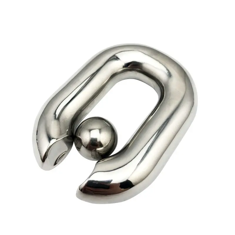 Scrotal Stretch Pendant Scrotum Pendant Ball Stretchers Testis Weight Penis Restraint Stainless Steel Cock Lock Ring Bondage