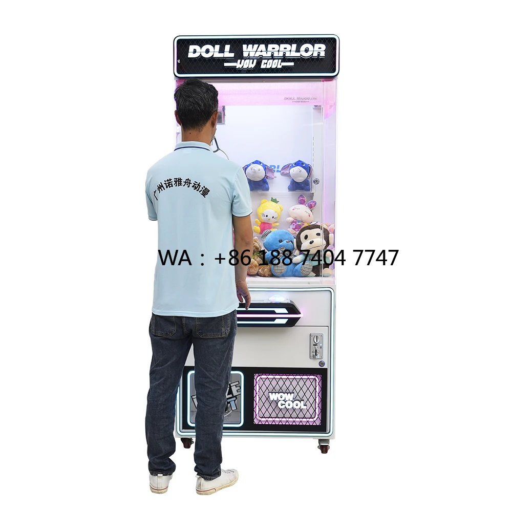 

Factory Wholesale Custom Claw Machine Coin Operated Easy to Operate Coin Cute Design Claw Crane Machine