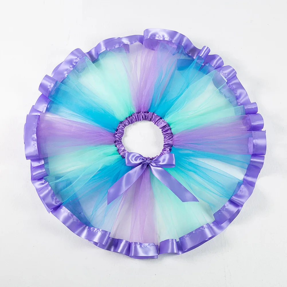 

1 Set Grenadine Tutu Skirt Mermaid Headband s Costume Set Christmas Party Dress Up Accessories For Girls L Size Soft Stretchy