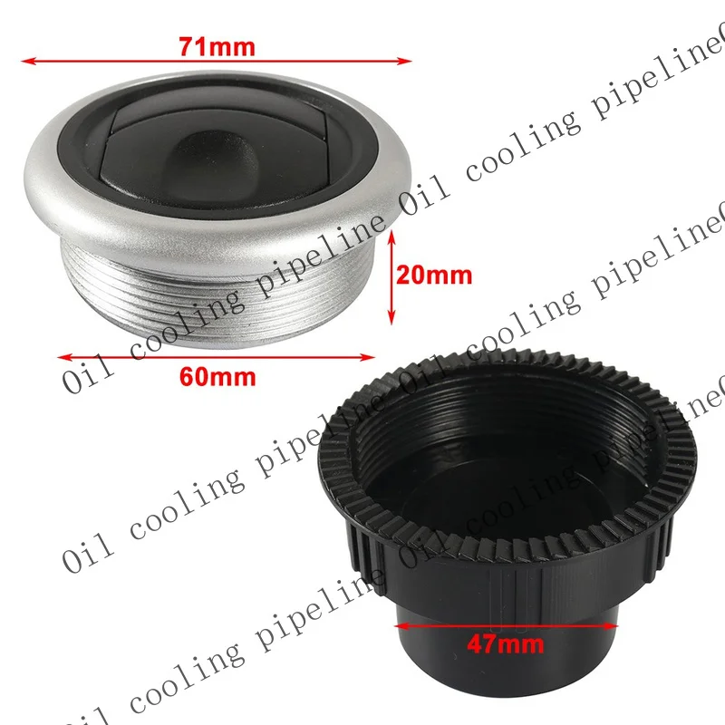 A+ Rotating Air Conditioning Vent Ventilation Outlet For RV Boat Bus Φ71/60/47mm