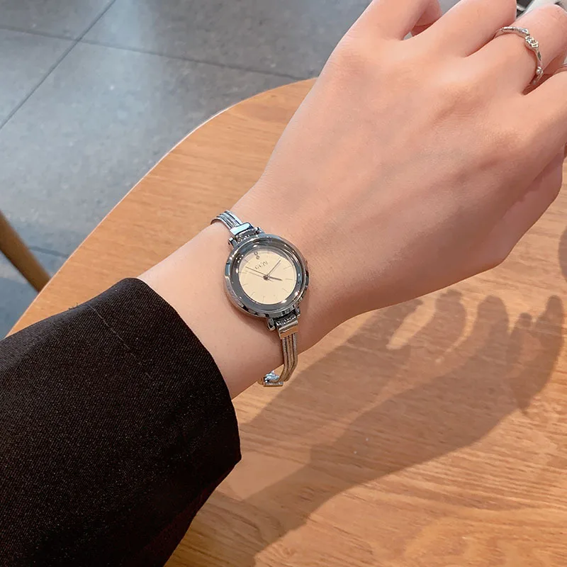 Artistic bracelet watch for women small and exquisite light luxury style stylish and high-end, high-quality gift for women