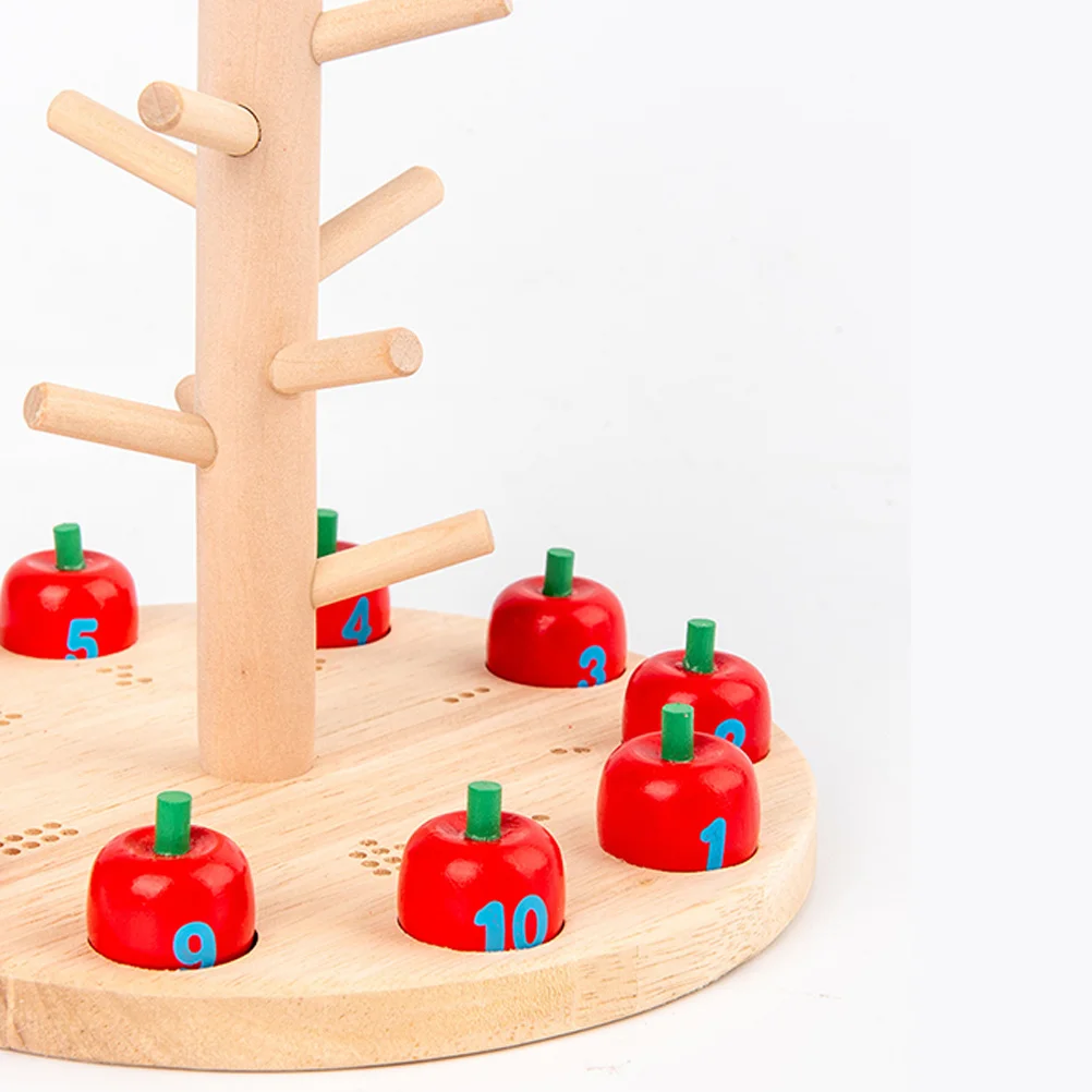 1 Set Tree Digital Wooden Early Education Puzzle For Kids Children Interactive Learning Educational Playthings Building Blocks