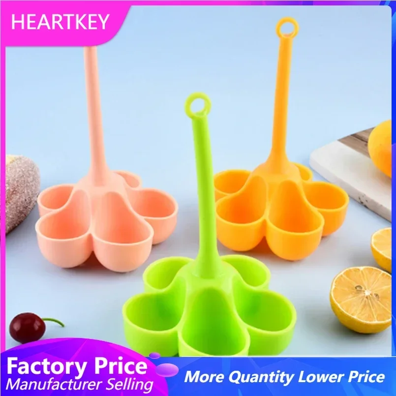 

Boiled Egg Tray Kitchen Accessories High Temperature Resistant 3/5 Holes food grade silicone Egg Cooker 3/5 Eggs