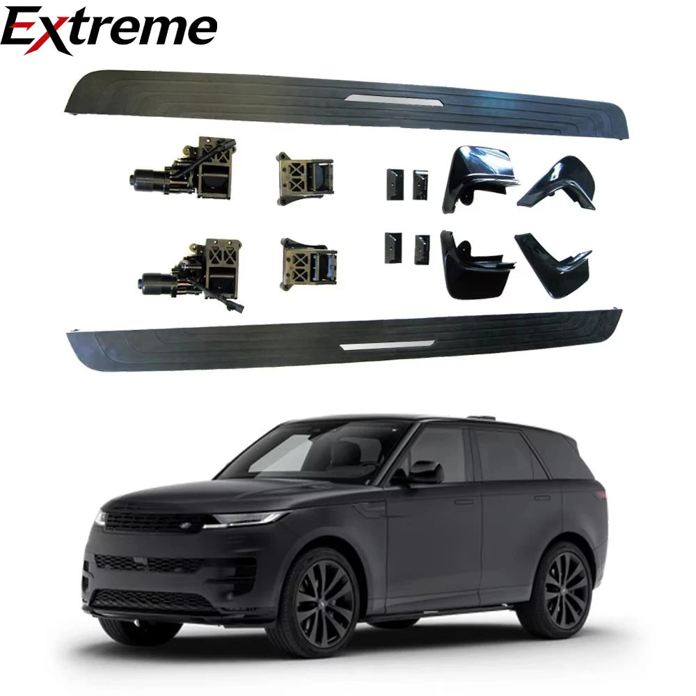 Weijia Intelligent Electric Side Steps, Aluminum Alloy Automatic Running Boards, Special Fit for Range Rover Vogue/Sport 23-25