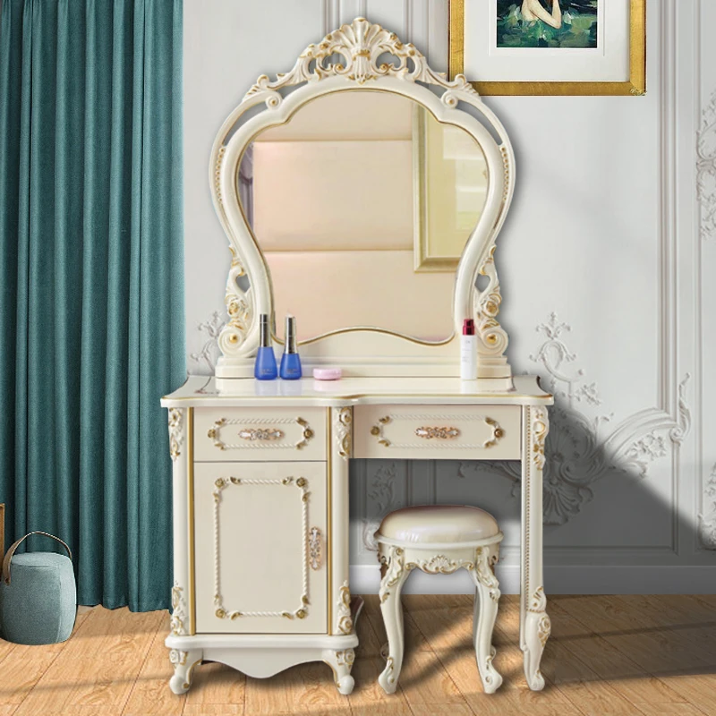 Small Multifonctional Dresser Minimal Desings Modern Wooden Dressing Table Storage Princess Comoda Pra Quarto Dresser Furniture