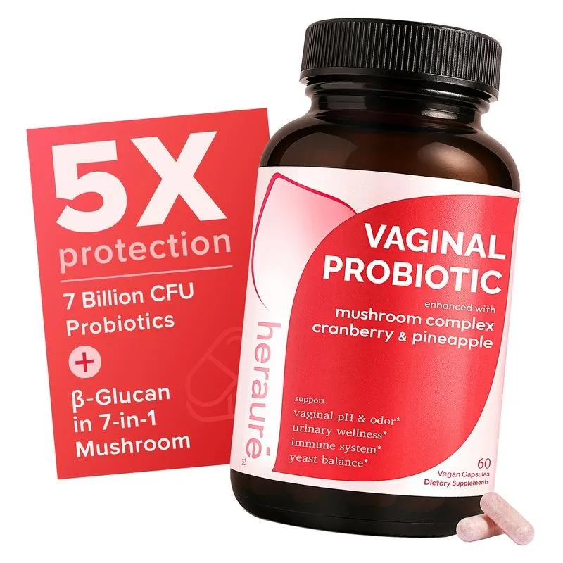 

Vaginal Probiotic for Women, PH Balance, Odor, Flora, Immunity with 7B CFU Lactobacillus Probiotics, Prebiotics