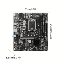 MSI PRO B760M-B DDR4 Gaming PC diy gaming computer MotherBoard Support CPU 13400F/14400F/13490F (Intel B760/LGA1700)