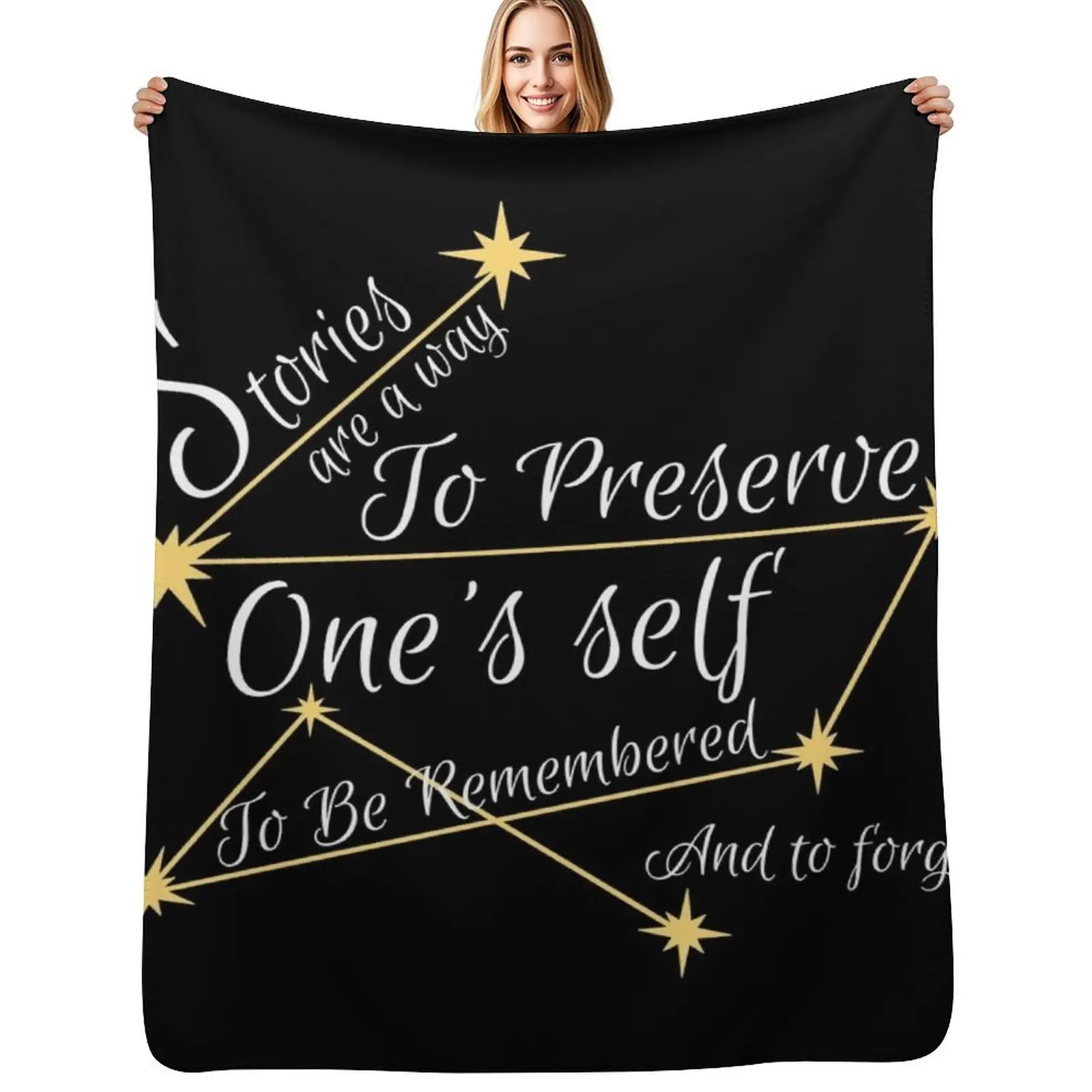 Stories Are A Way/Addie LaRue/V E Schwab/Gifts for Readers/Shade of Magic/Bookish Tees/Literary Throw Blanket