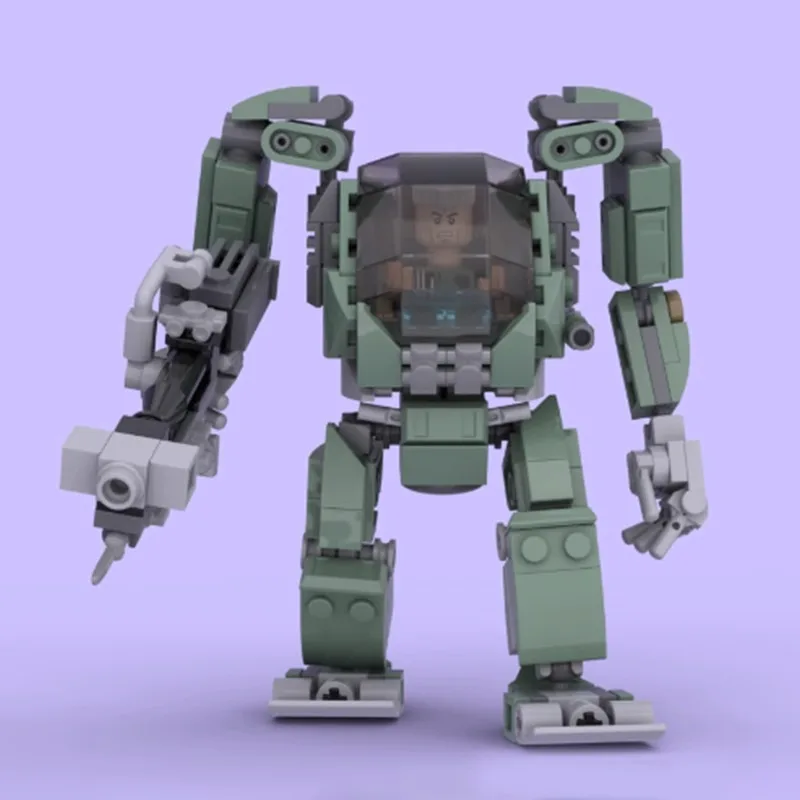 MOC building block set AMP mecha robot boy assembled toy gift moc-137288