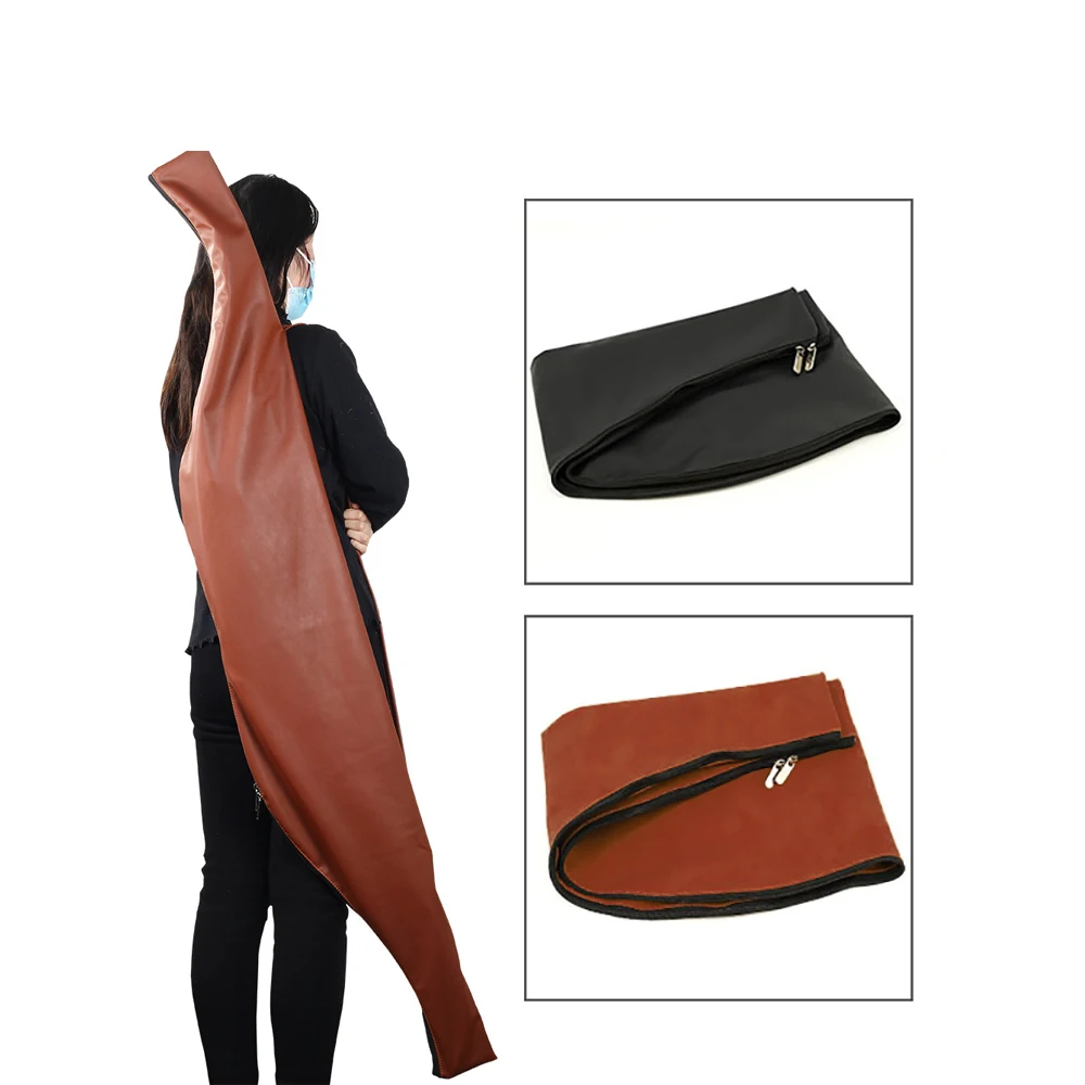 

1PC Archery Recurve Bow Bag Case Archery Sport Equipment Carry Case Holder Soft Leather Bow and Arrow Quiver Bag