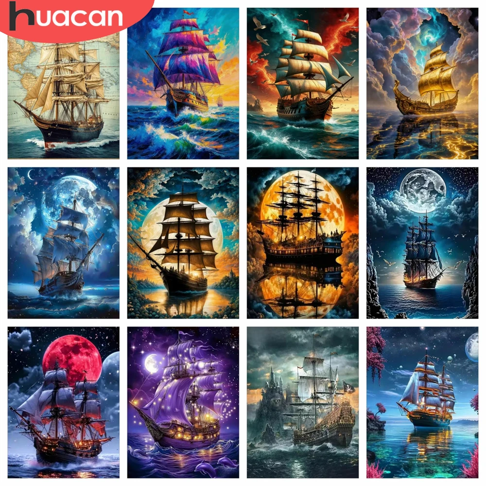 novidades-em-pintura-diamante-huacan-2026-decoracao-de-parede-para-casa-com-paisagem-de-barco-a-vela-mosaico-de-arte-diamante-paisagem-noturna-marinha-feita-a-mao
