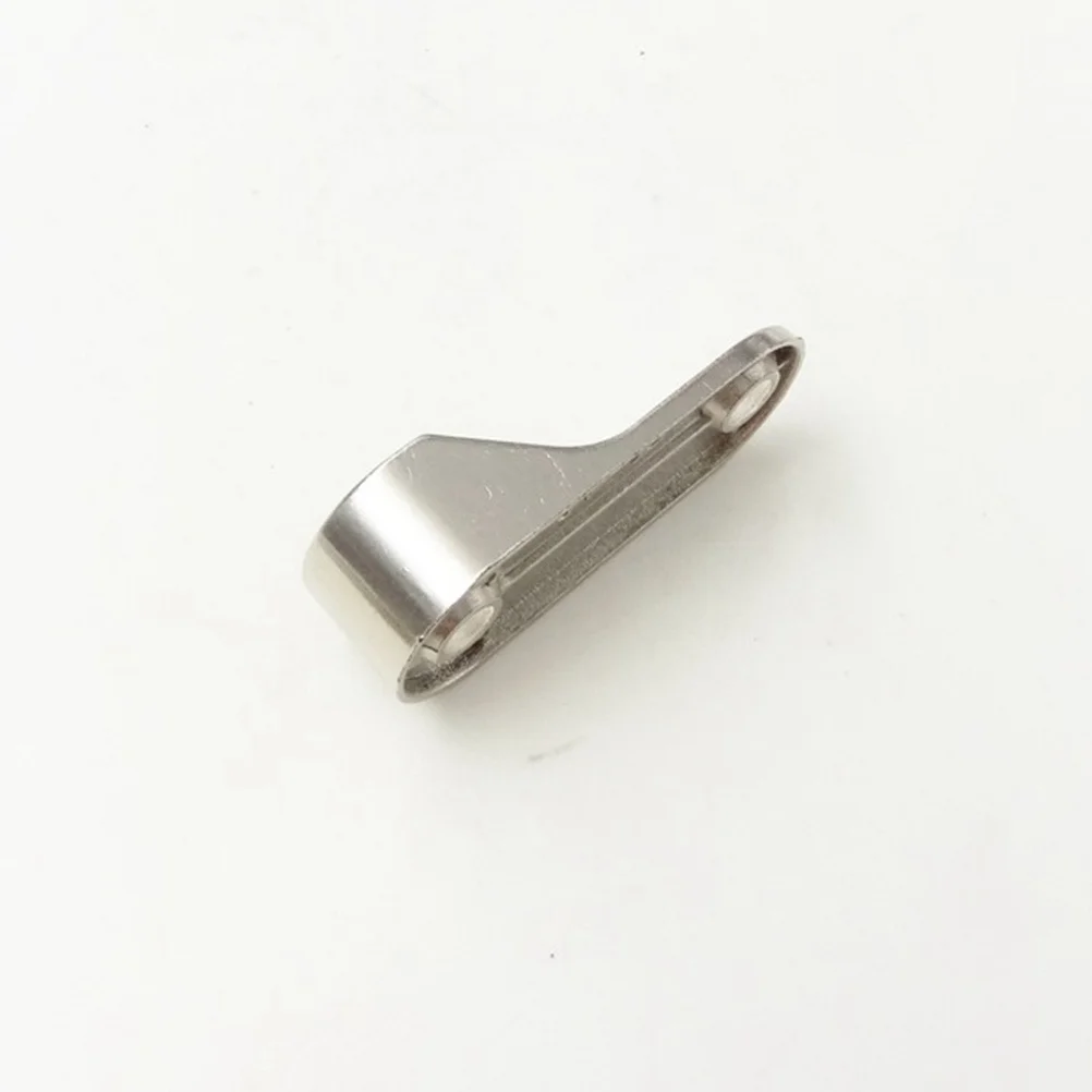 6 قطعة نهاية قضيب بيضاوي يدعم دعامات دعم أنبوب خزانة الملابس المعدنية المصبوبة حامل قضيب معلق مسامير متضمنة #5