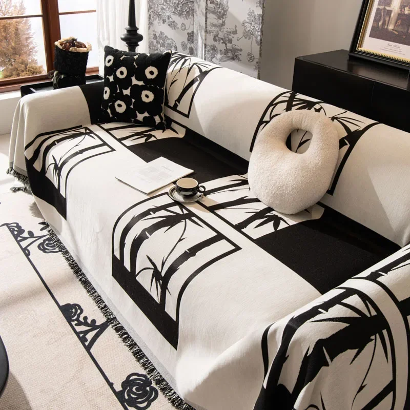 Chenille Bohemian Style Four Season Universal Dustproof Sofa Cover Cloth Towel All Inclusive Universal Sofa Cover