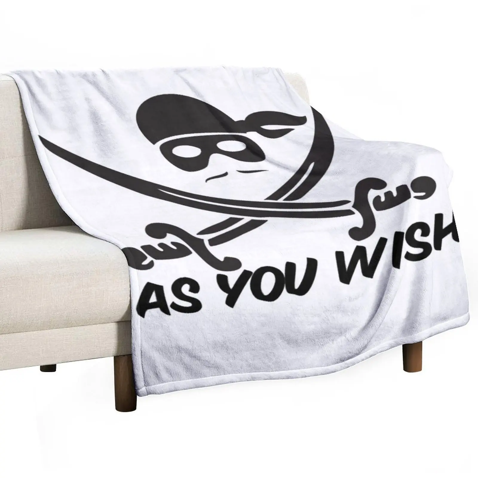 Dread Pirate Roberts As you Wish Throw Blanket Thins Luxury Shaggy Thin Hair Flannel Blankets