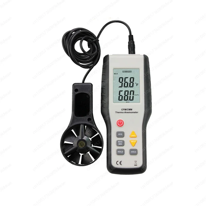 

Portable wind meter, wind temperature, air volume, wind speed detector, handheld digital anemometer