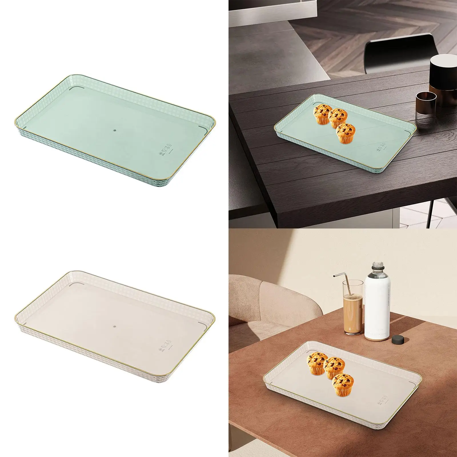 Serving Tray Modern Bathroom Vanity Tray for Bathroom Vanity Meals Drinks