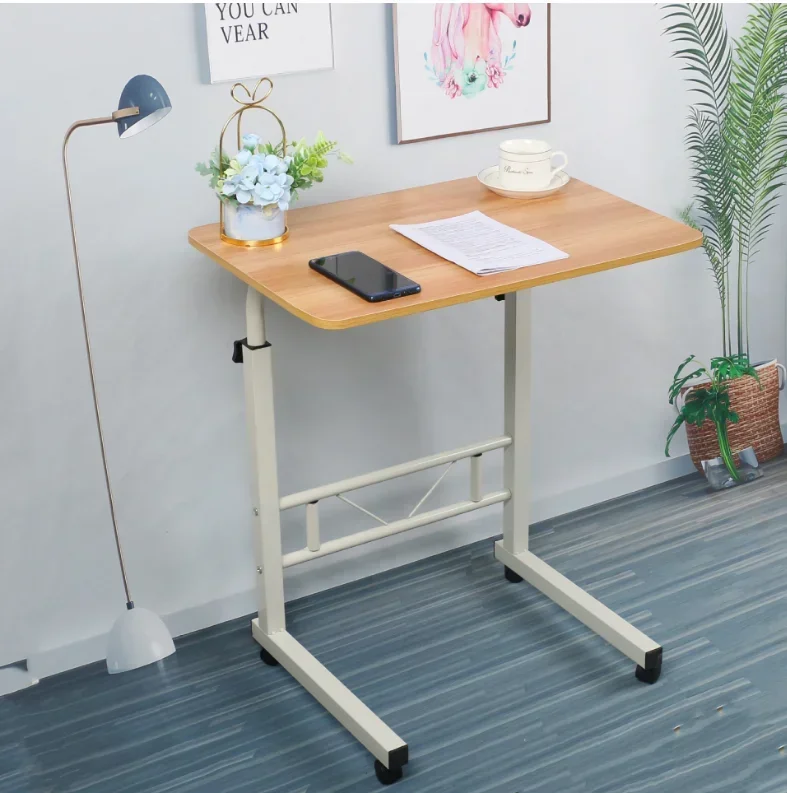 

2026 Wood Simple Laptop Desk Adjustable Computer Desktop Study Home Lift Folding Moveable Bedside Table Portable Laptop Table