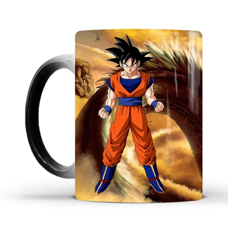 Cartoon Anime game Dragon Ball Color Changing mug ceramics Encountering hot display colors coffee cup student Christmas Gift