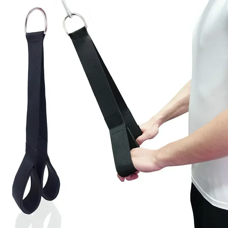 Heavy Duty Biceps Triceps Rope Strap Weight Lifting Pulldown Cable Attachment Bodybuilding Strength Fitness Gym Accessories