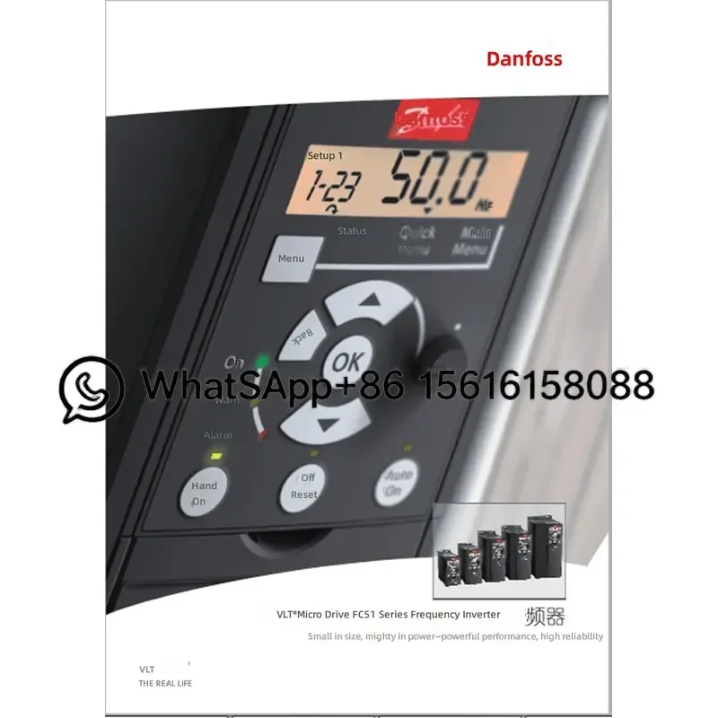 New Original Danfoss Inverter FC-051P2K2S2E20H3BXCXXXSXXX 132F0007 VFD Variable Frequency Drive AC Motor Speed Controller