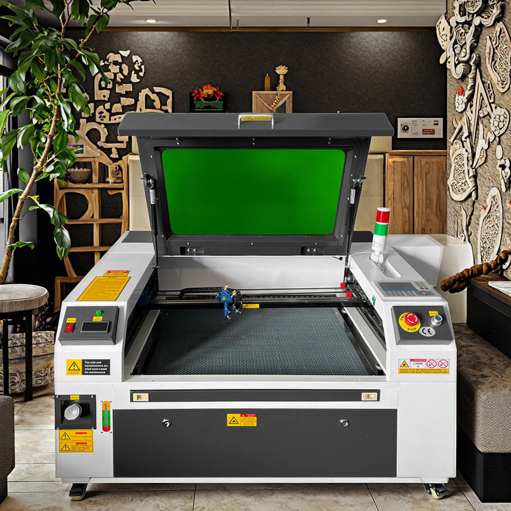 

KH-750 Multifunctional CO2 CNC Cutter Machines Metal Nonmetal Motor Engine Core Components Pulsed Water Cooling Wood Glass