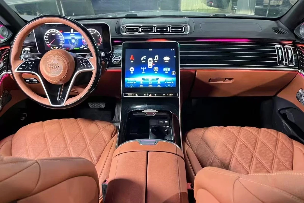 Luxury Instrument LINEX System Custom Fit Interior Upgrade Interior and Exterior Kit for Benz S-Class W222 to W223